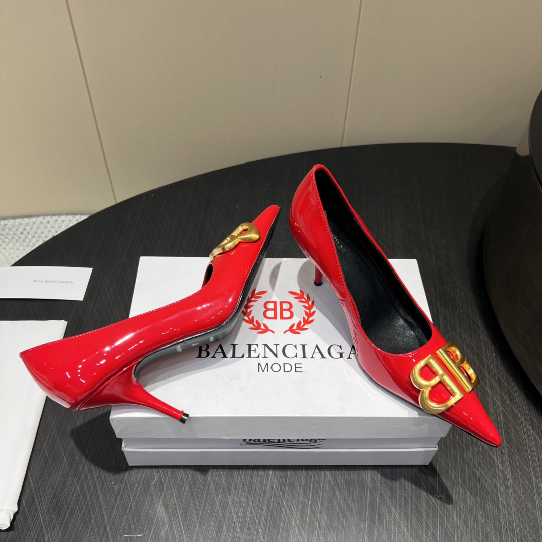 Title: High-End Monopoly Top Version B*ALENTIAG*A~2025 Shoe Summary: Elegant women’s shoes with custom materials, 8cm heel, sizes 35-39 - 图片 8
