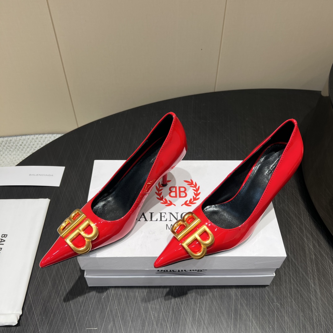Title: High-End Monopoly Top Version B*ALENTIAG*A~2025 Shoe Summary: Elegant women’s shoes with custom materials, 8cm heel, sizes 35-39 - 图片 2