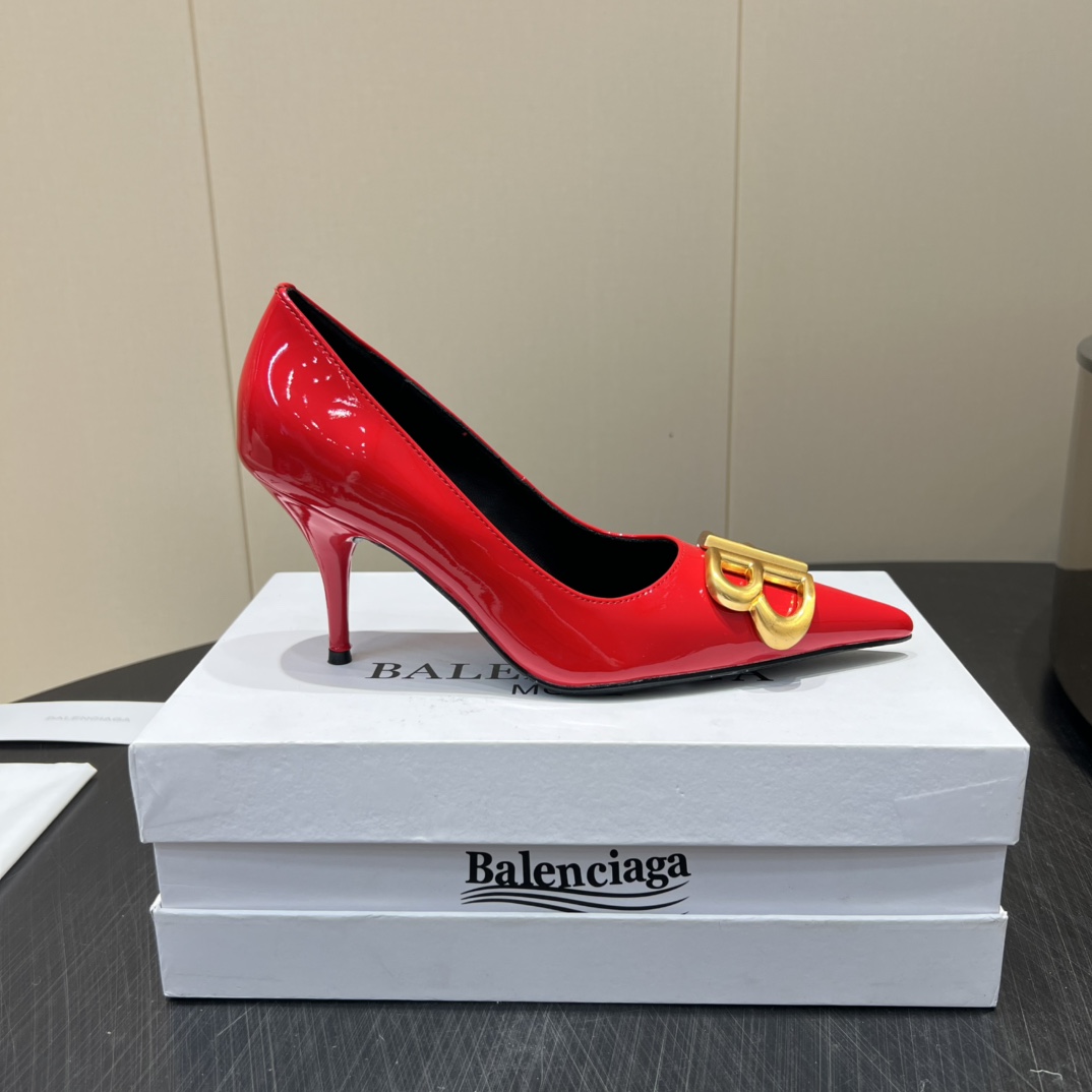 Title: High-End Monopoly Top Version B*ALENTIAG*A~2025 Shoe Summary: Elegant women’s shoes with custom materials, 8cm heel, sizes 35-39 - 图片 4