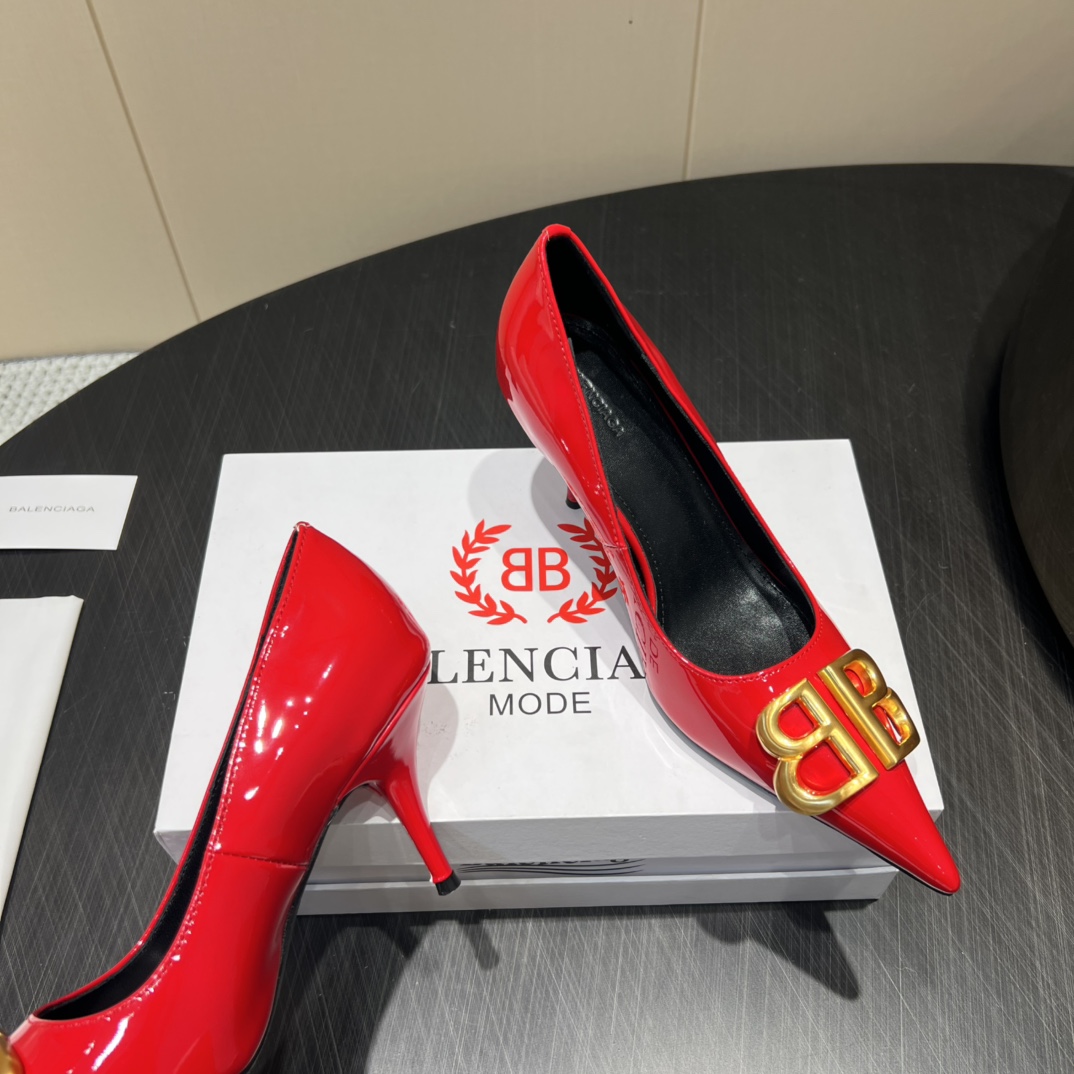 Title: High-End Monopoly Top Version B*ALENTIAG*A~2025 Shoe Summary: Elegant women’s shoes with custom materials, 8cm heel, sizes 35-39 - 图片 5