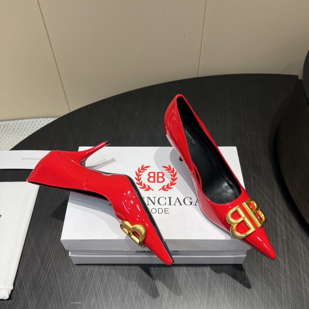 Title: High-End Monopoly Top Version B*ALENTIAG*A~2025 Shoe Summary: Elegant women’s shoes with custom materials, 8cm heel, sizes 35-39 - 图片 6