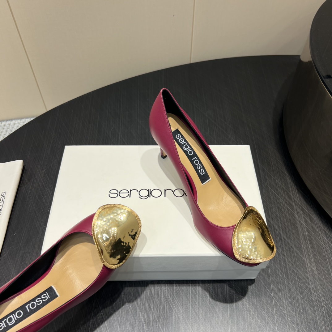 Fashion Series Serglorossl P672 High Heel Shoe with Sheep Skin Material – 2025 Collection Overview - 图片 6