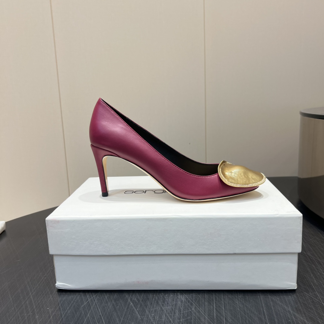 Fashion Series Serglorossl P672 High Heel Shoe with Sheep Skin Material – 2025 Collection Overview - 图片 5