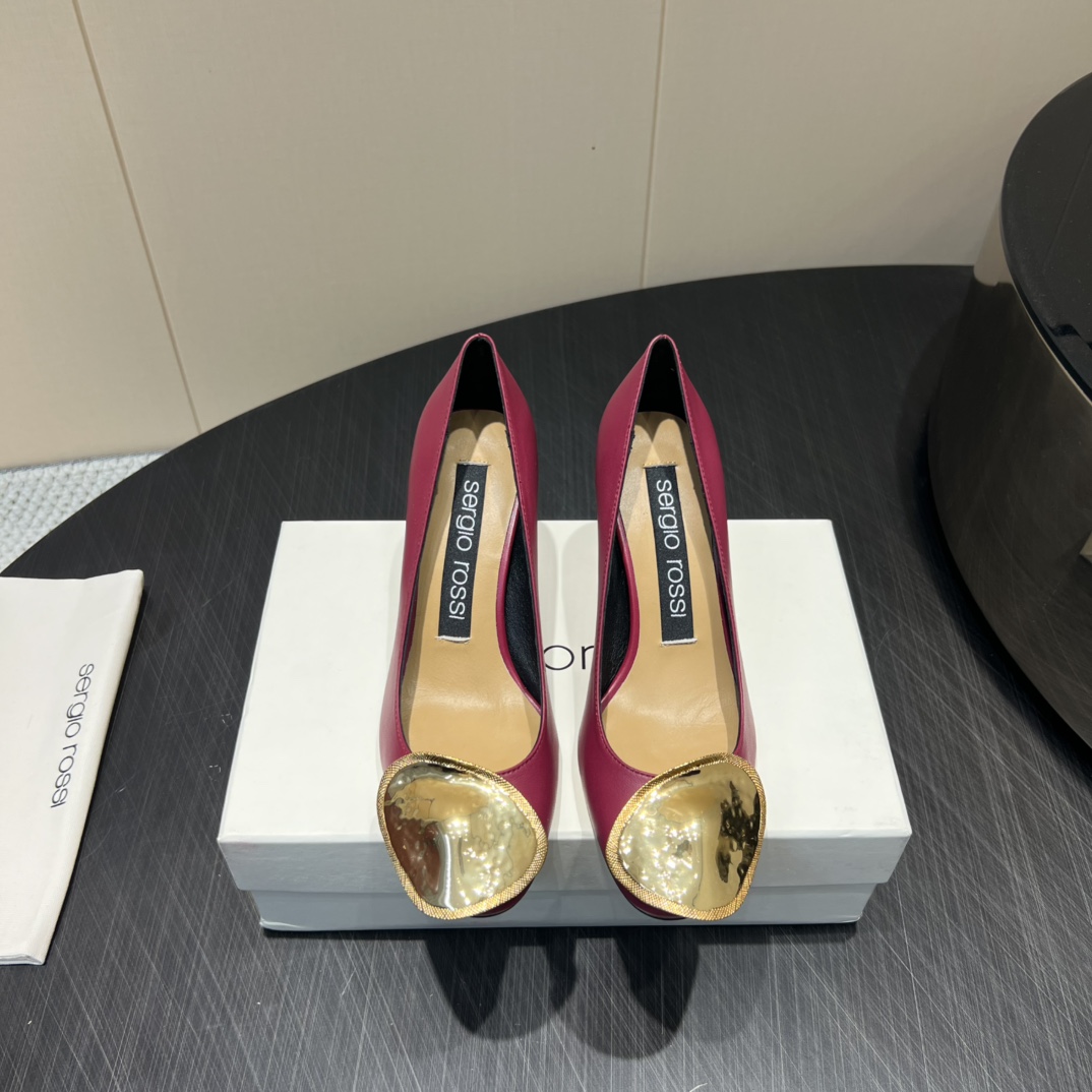 Fashion Series Serglorossl P672 High Heel Shoe with Sheep Skin Material – 2025 Collection Overview - 图片 2