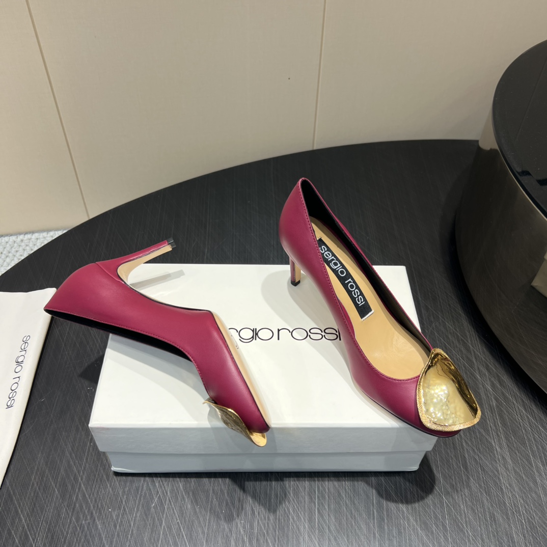 Fashion Series Serglorossl P672 High Heel Shoe with Sheep Skin Material – 2025 Collection Overview - 图片 7