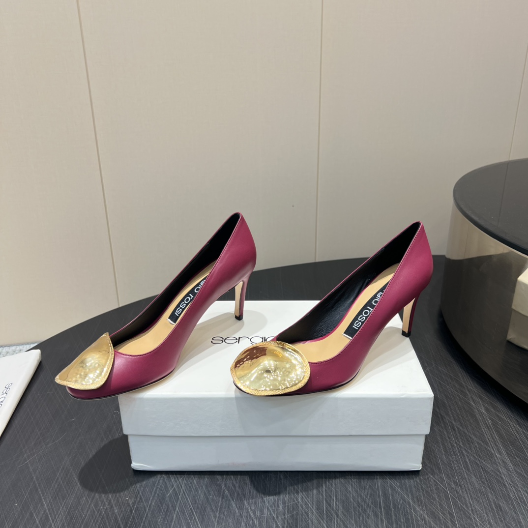 Fashion Series Serglorossl P672 High Heel Shoe with Sheep Skin Material – 2025 Collection Overview - 图片 3