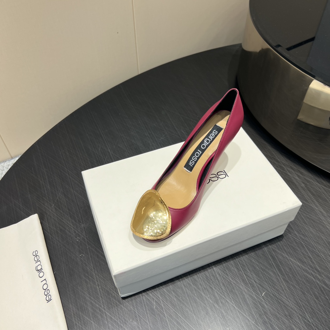 Fashion Series Serglorossl P672 High Heel Shoe with Sheep Skin Material – 2025 Collection Overview - 图片 4