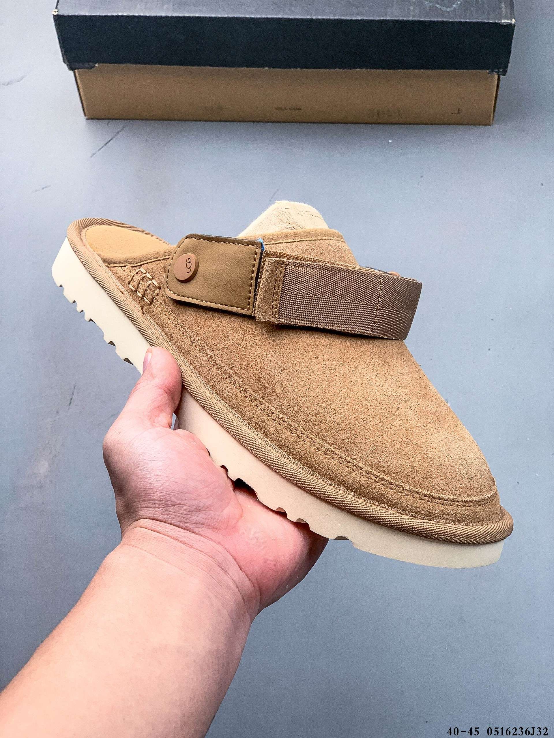 Colección 🈴Fotos ¡A nivel de empresa! UGG Maillard suela blanda zapatos de gamuza de superficie suave sandal…