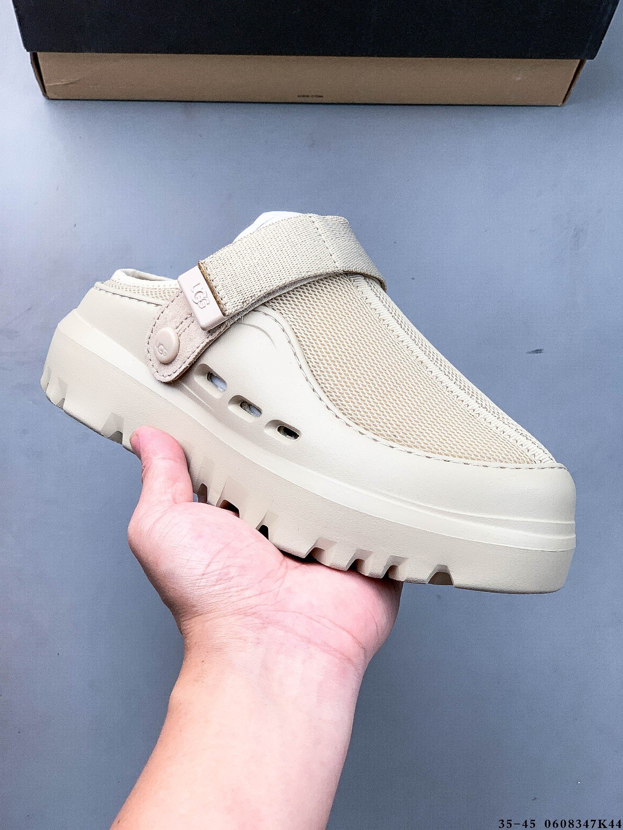 ¡Versión puramente original! Sandalias UGG, sandalias de una sola pieza modernas y versátiles, zapatos de playa, zapati…