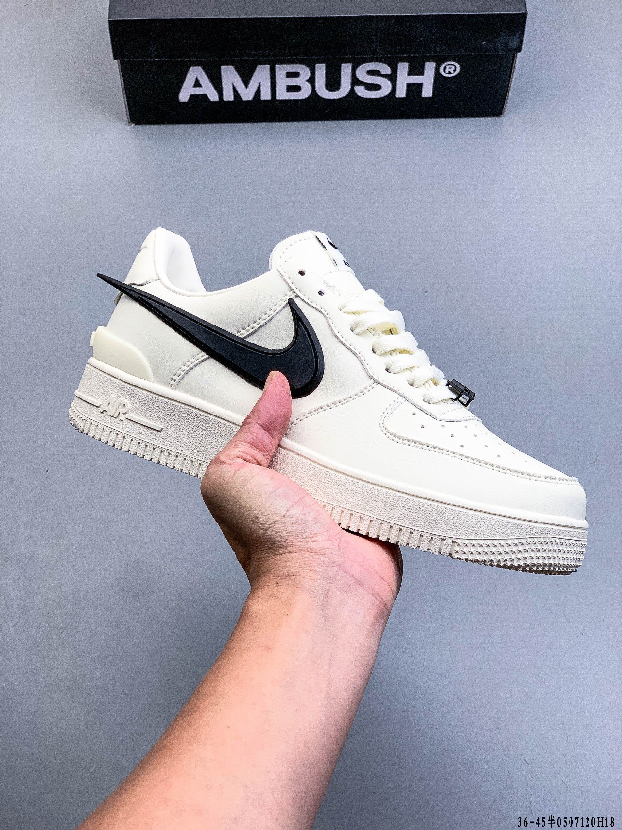 AMBush x Nike Air Force 1 Low联名空军一号低帮 大厂批次 原鞋开发 原楦原纸板 采用原厂皮料 还原细节 正确拉帮工艺 0H18