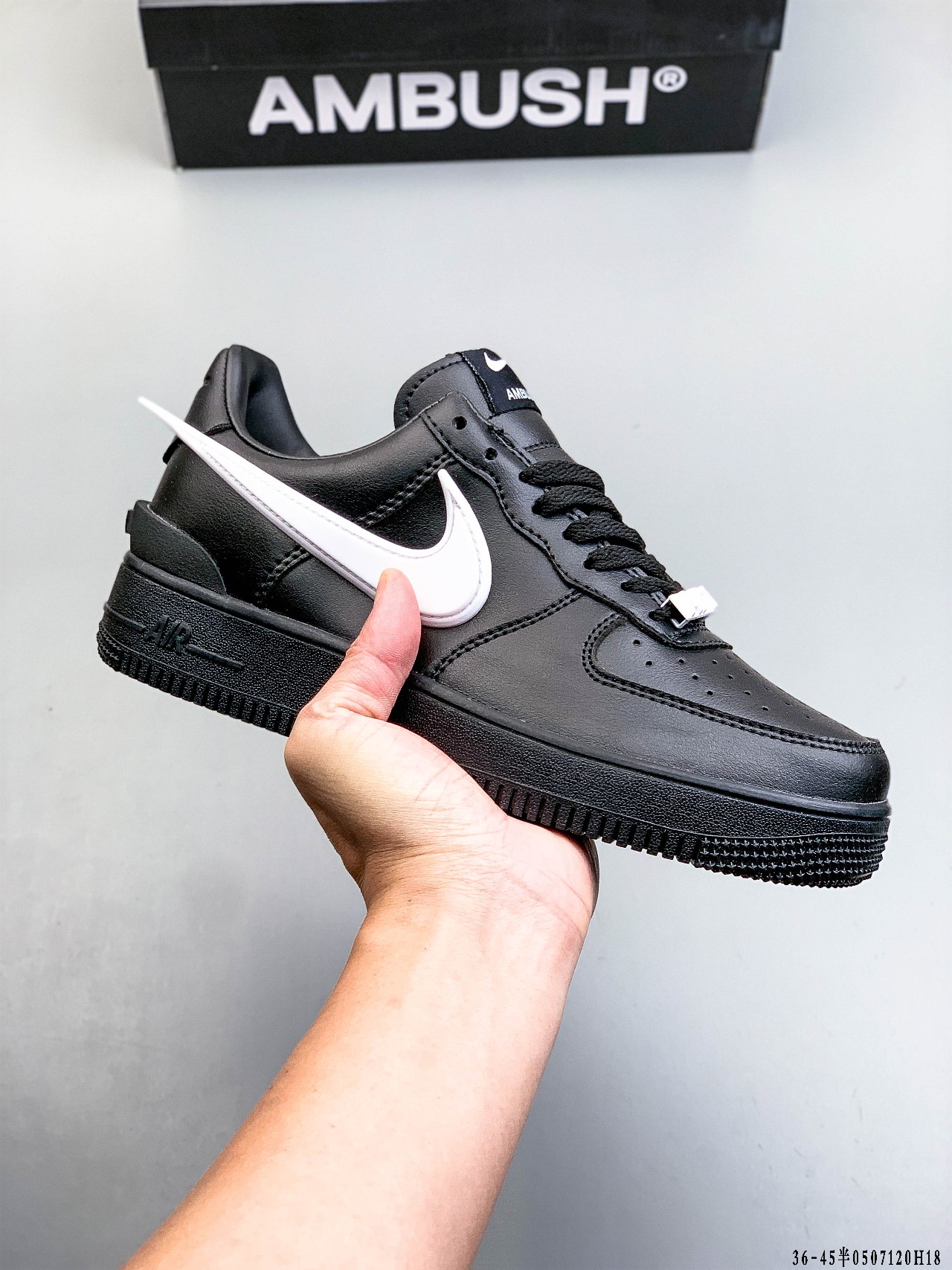 AMBush x Nike Air Force 1 Low联名空军一号低帮 大厂批次 原鞋开发 原楦原纸板 采用原厂皮料 还原细节 正确拉帮工艺 0H18