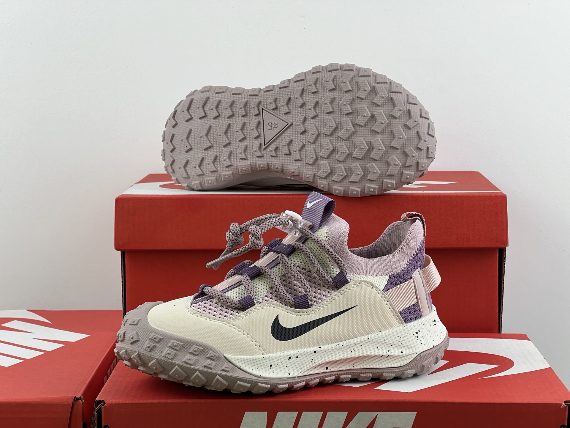 图片[4]-耐克飞织面轮胎底儿童一脚蹬运动鞋26-37 2025耐克秋季新款轮胎底儿童运动鞋松紧带登山休闲童鞋，飞织韩版轮胎底防滑底透气户外轻便运动鞋-选品中心