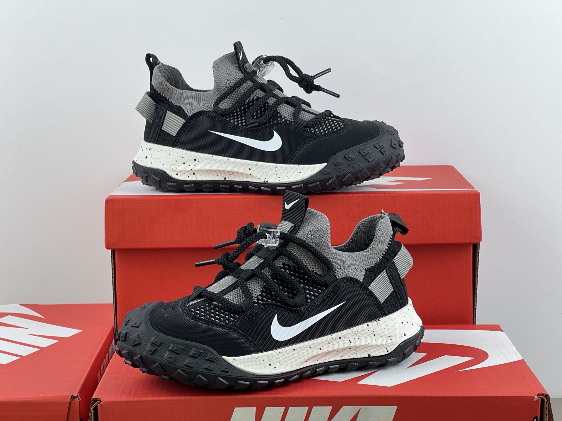 图片[2]-耐克飞织面轮胎底儿童一脚蹬运动鞋26-37 2025耐克秋季新款轮胎底儿童运动鞋松紧带登山休闲童鞋，飞织韩版轮胎底防滑底透气户外轻便运动鞋-选品中心