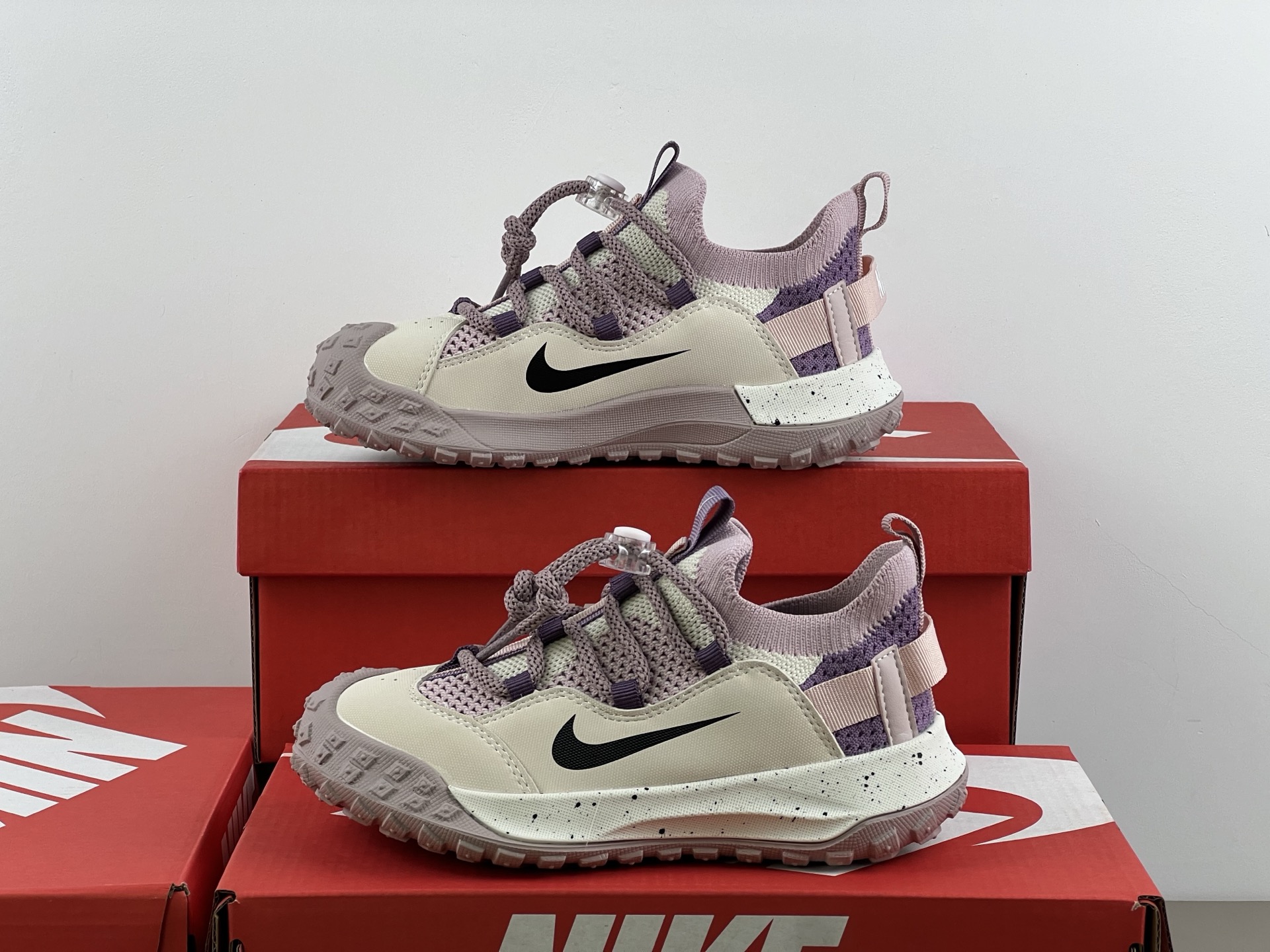 图片[3]-耐克飞织面轮胎底儿童一脚蹬运动鞋26-37 2025耐克秋季新款轮胎底儿童运动鞋松紧带登山休闲童鞋，飞织韩版轮胎底防滑底透气户外轻便运动鞋-选品中心