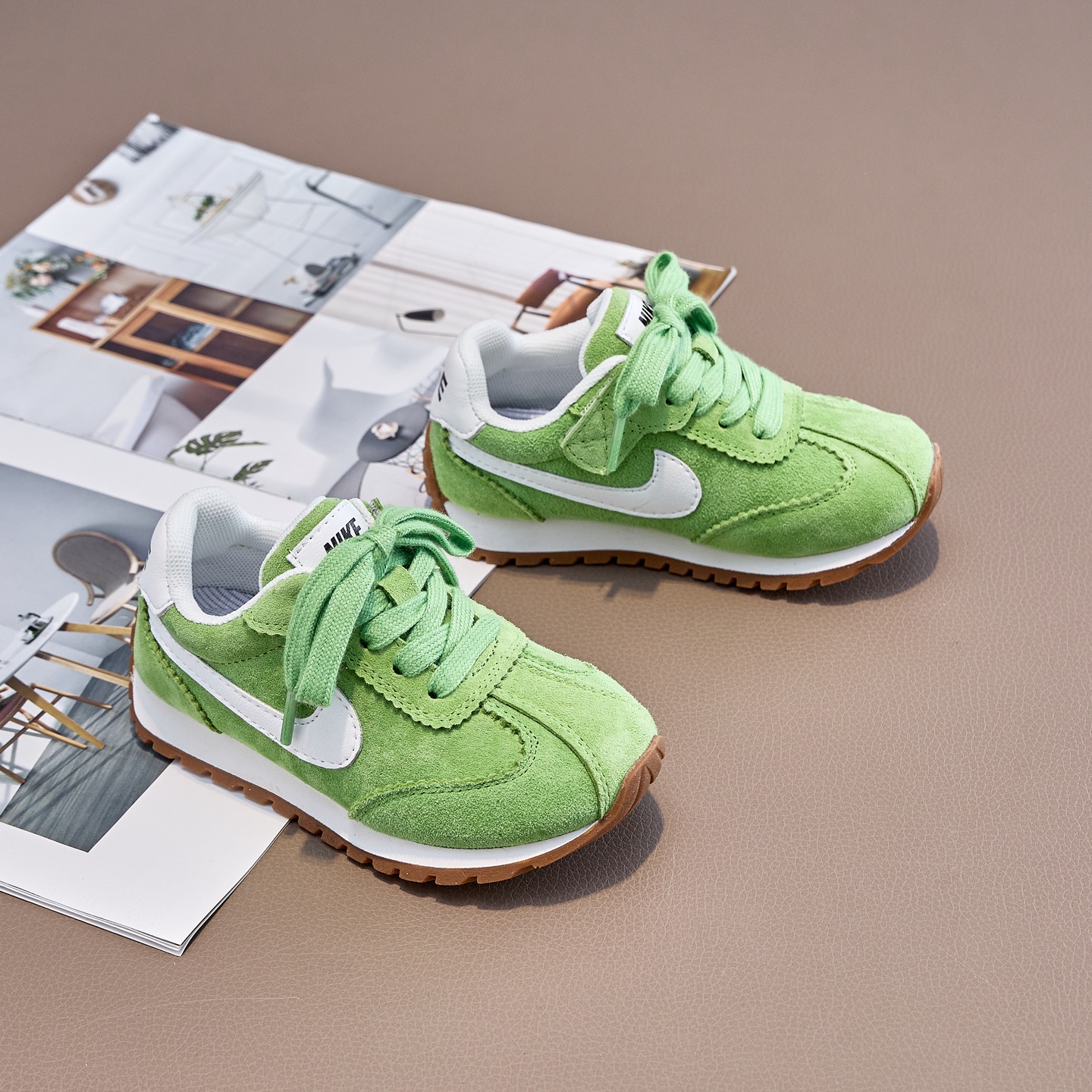 图片[6]-💝NIKE 耐克阿甘头层猪八休闲鞋26-37 阿甘鞋男女童鞋ins潮百搭复古老爹鞋跑鞋 🛵 🍎 头层猪巴休闲鞋Nike透气轻便防滑运动鞋童鞋 🔥-选品中心