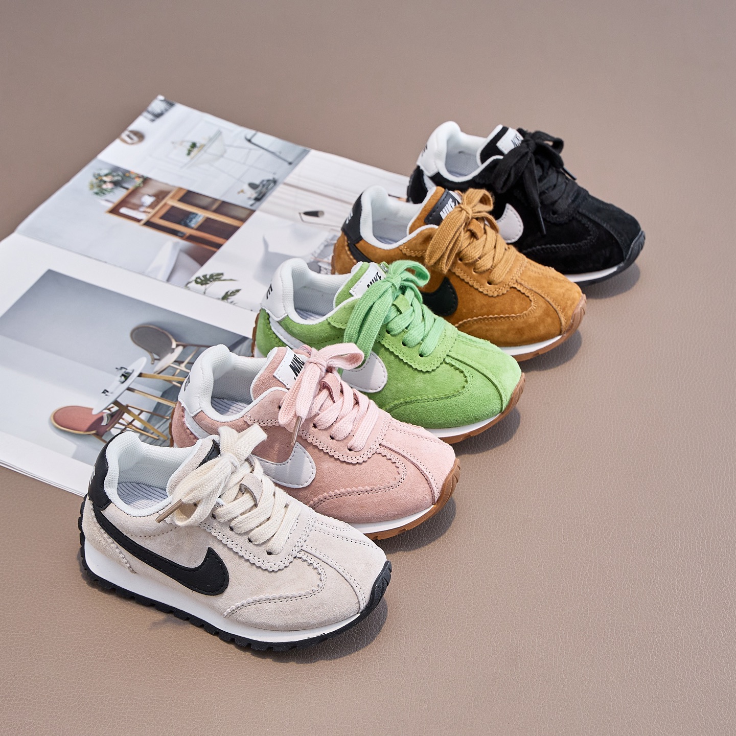 图片[3]-💝NIKE 耐克阿甘头层猪八休闲鞋26-37 阿甘鞋男女童鞋ins潮百搭复古老爹鞋跑鞋 🛵 🍎 头层猪巴休闲鞋Nike透气轻便防滑运动鞋童鞋 🔥-选品中心