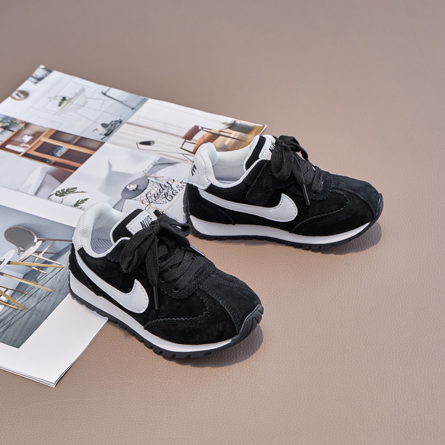 图片[8]-💝NIKE 耐克阿甘头层猪八休闲鞋26-37 阿甘鞋男女童鞋ins潮百搭复古老爹鞋跑鞋 🛵 🍎 头层猪巴休闲鞋Nike透气轻便防滑运动鞋童鞋 🔥-选品中心