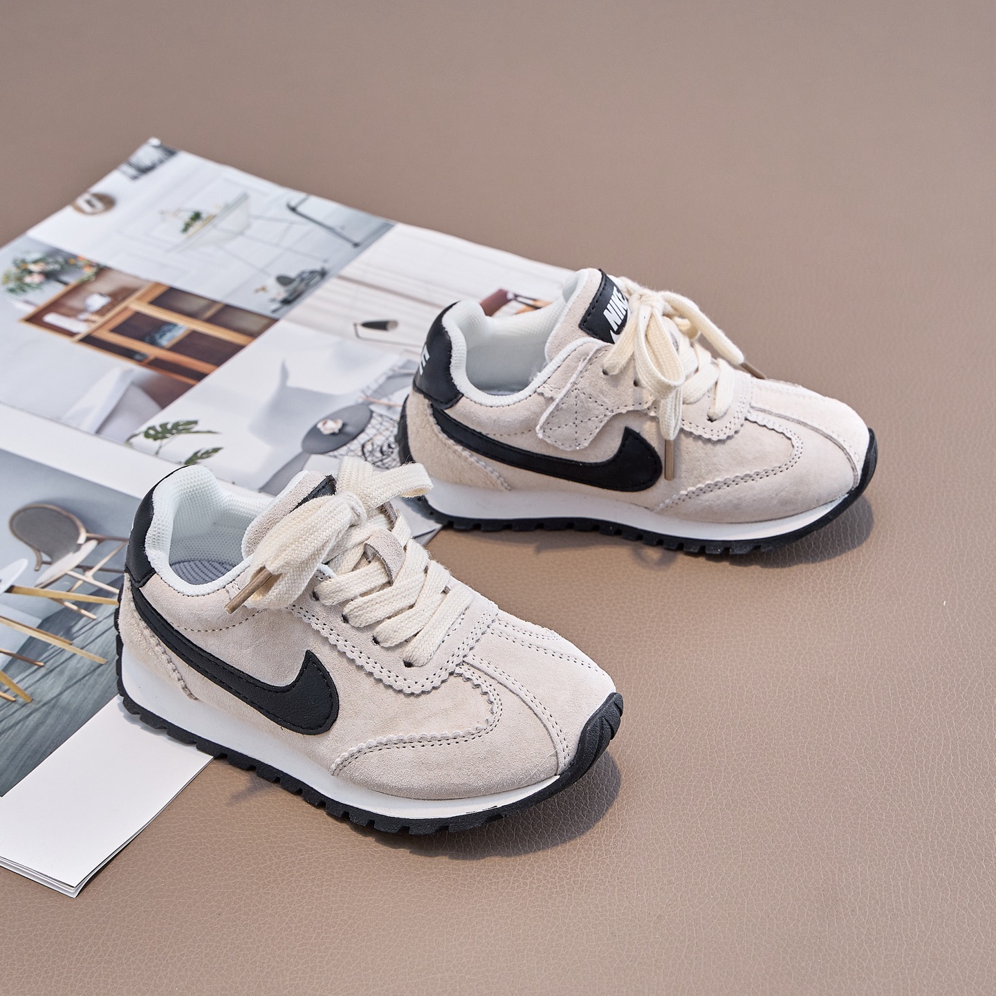 图片[4]-💝NIKE 耐克阿甘头层猪八休闲鞋26-37 阿甘鞋男女童鞋ins潮百搭复古老爹鞋跑鞋 🛵 🍎 头层猪巴休闲鞋Nike透气轻便防滑运动鞋童鞋 🔥-选品中心