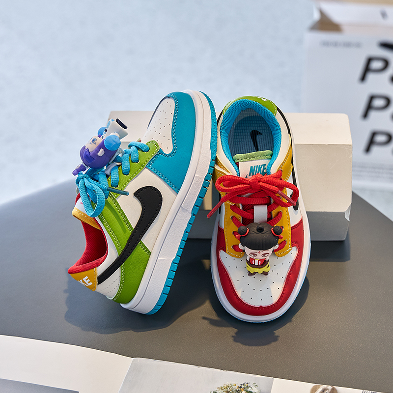 图片[5]-耐克AJ鸳鸯系列童鞋26-35 🚘2025耐克乔1卡通篮球鞋男女童鞋官网最新秋款🛵 💕Nike AIR JORDAN AJ1 鸳鸯系列哪吒+敖丙拼接童鞋💘-选品中心