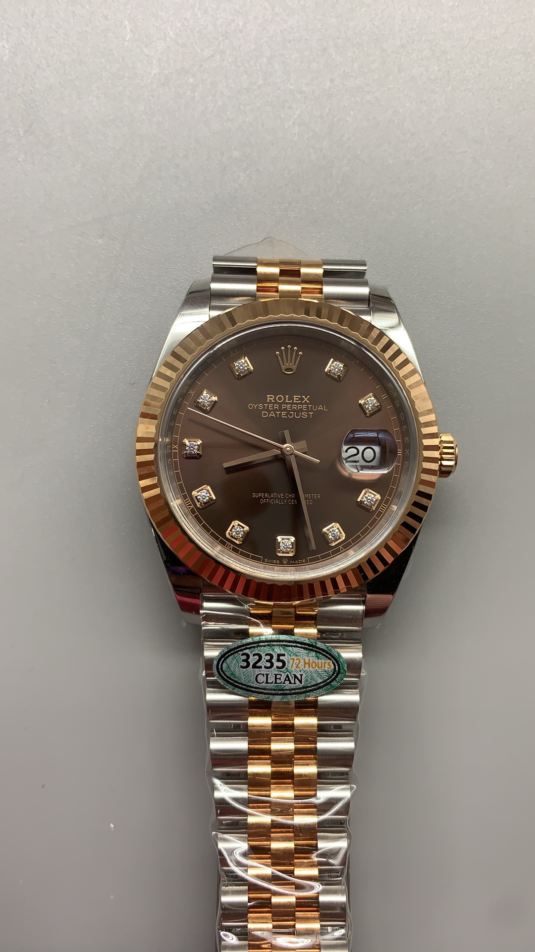 NO:158076,Clean, 41mm coffee diamond scale log,sh, 6R8280V6,,christian louboutin19860909Clean, 41mm咖啡钻刻度日志,sh, 6R8280V6,,christian louboutin,Watch