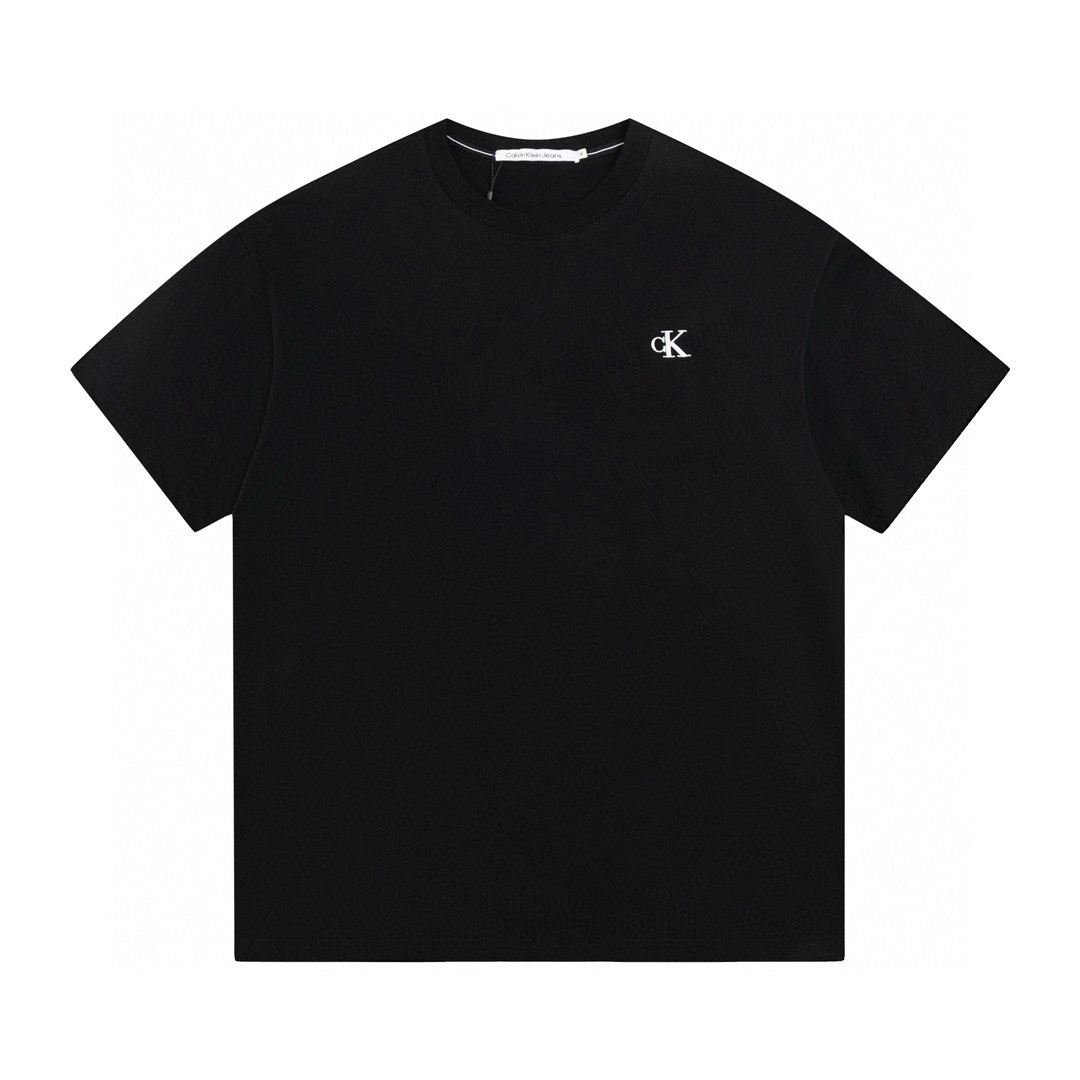 Versión superior N.º C004 cain klein 24SS camiseta de manga corta casual de cuello redondo para hombre y muje…