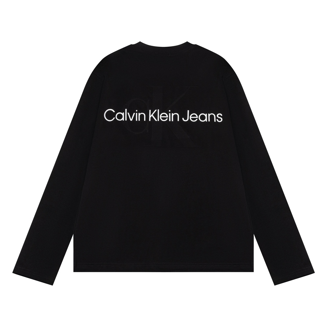 Cain Klein 24SS Embroidered Sleeves: Delicate Fabric, Modern American Fashion, Steel Marks, Black/White, S-XL - 图片 2