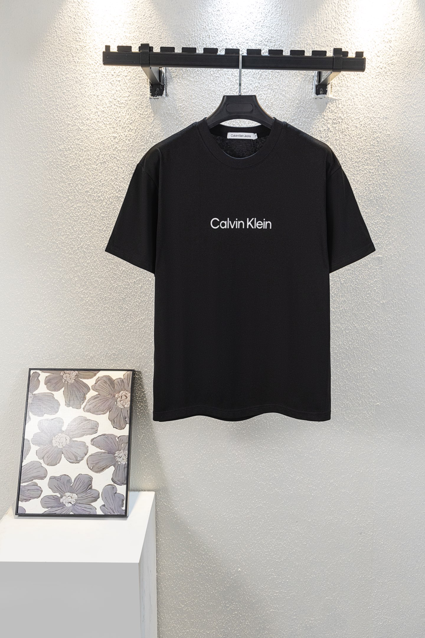 Versión de primera calidad, modelo C013, cain klein 25ss camiseta casual de cuello redondo de silicona para hombre y mu…