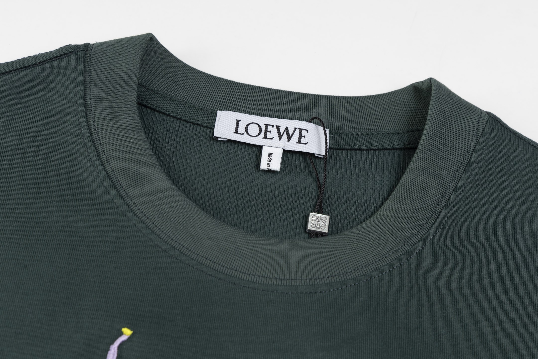 Loewe 25ss Whale Short-Sleeve T-Shirt: High-Quality Cotton, Customized Design, Comfortable Fit - 图片 4