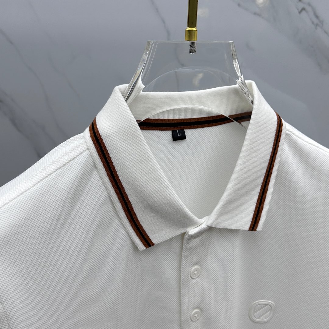  🆕ZEGNA●杰尼亚 2025春夏新款男士翻领Polo衫短袖T恤 柜台同步发售  简洁时尚百搭 高端品