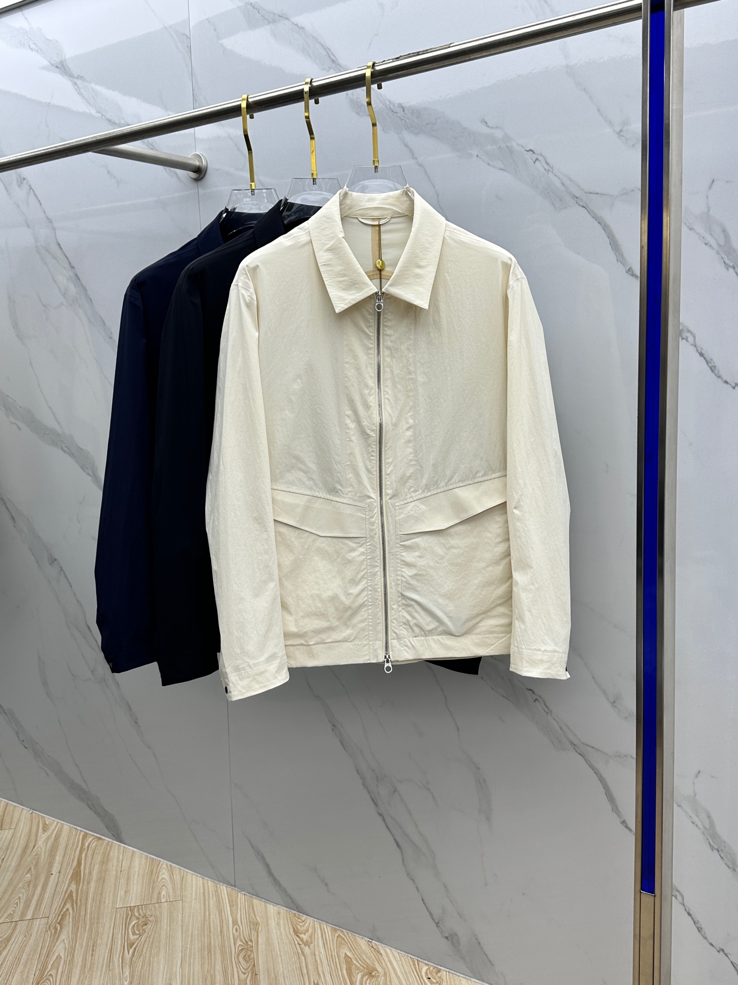  🆕Loro·Piana 2025开秋新款男士翻领夹克外套，原单三标齐全高端版本！高定专柜面料 内里无缝