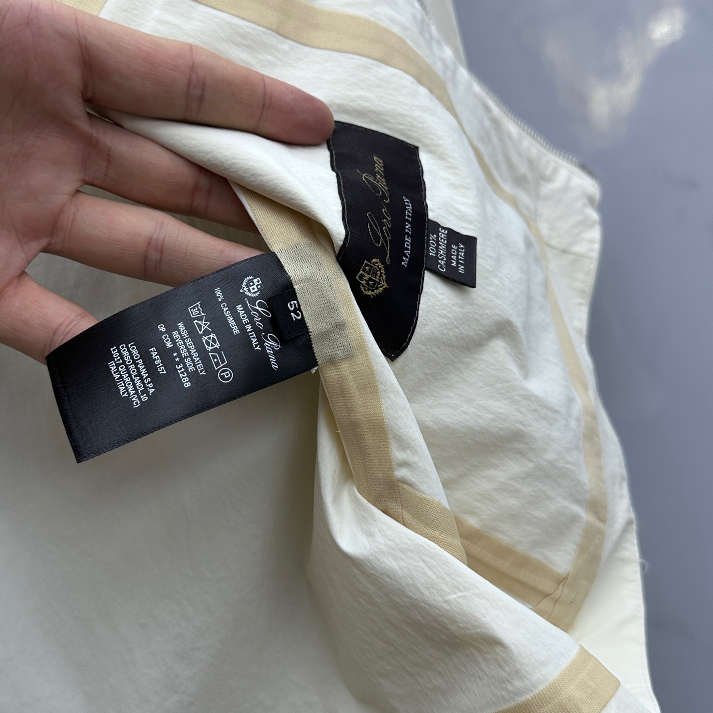  🆕Loro·Piana 2025开秋新款男士翻领夹克外套，原单三标齐全高端版本！高定专柜面料 内里无缝