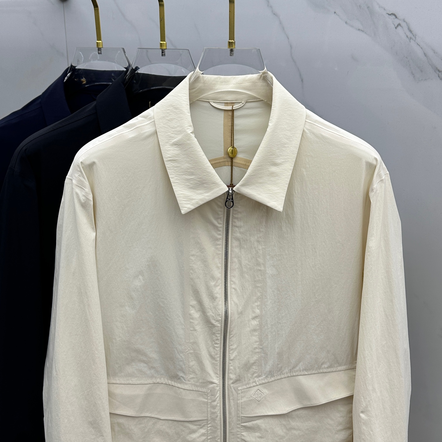  🆕Loro·Piana 2025开秋新款男士翻领夹克外套，原单三标齐全高端版本！高定专柜面料 内里无缝