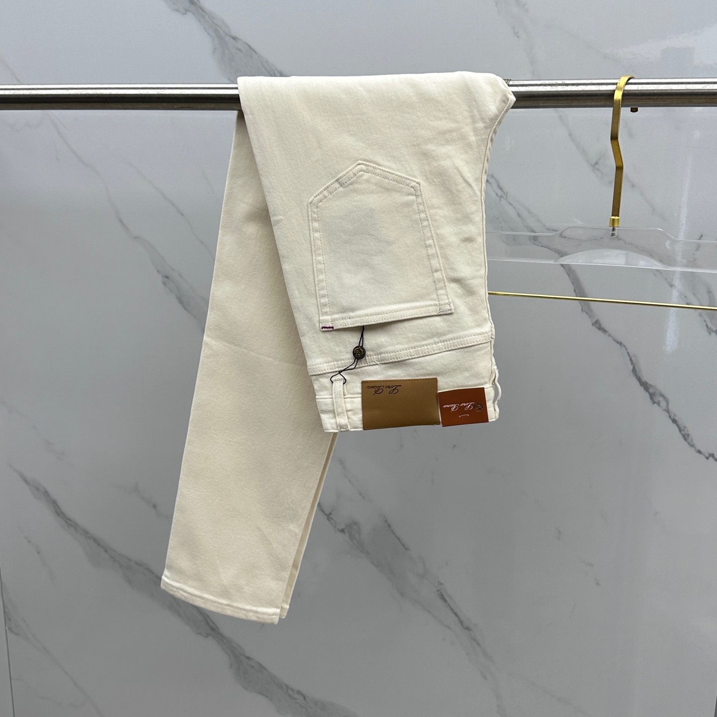  🆕Loro·Piana 🔥高端定制、2025早春最新款小脚牛仔裤 柜台同步发售 进口固色面料 原版定制
