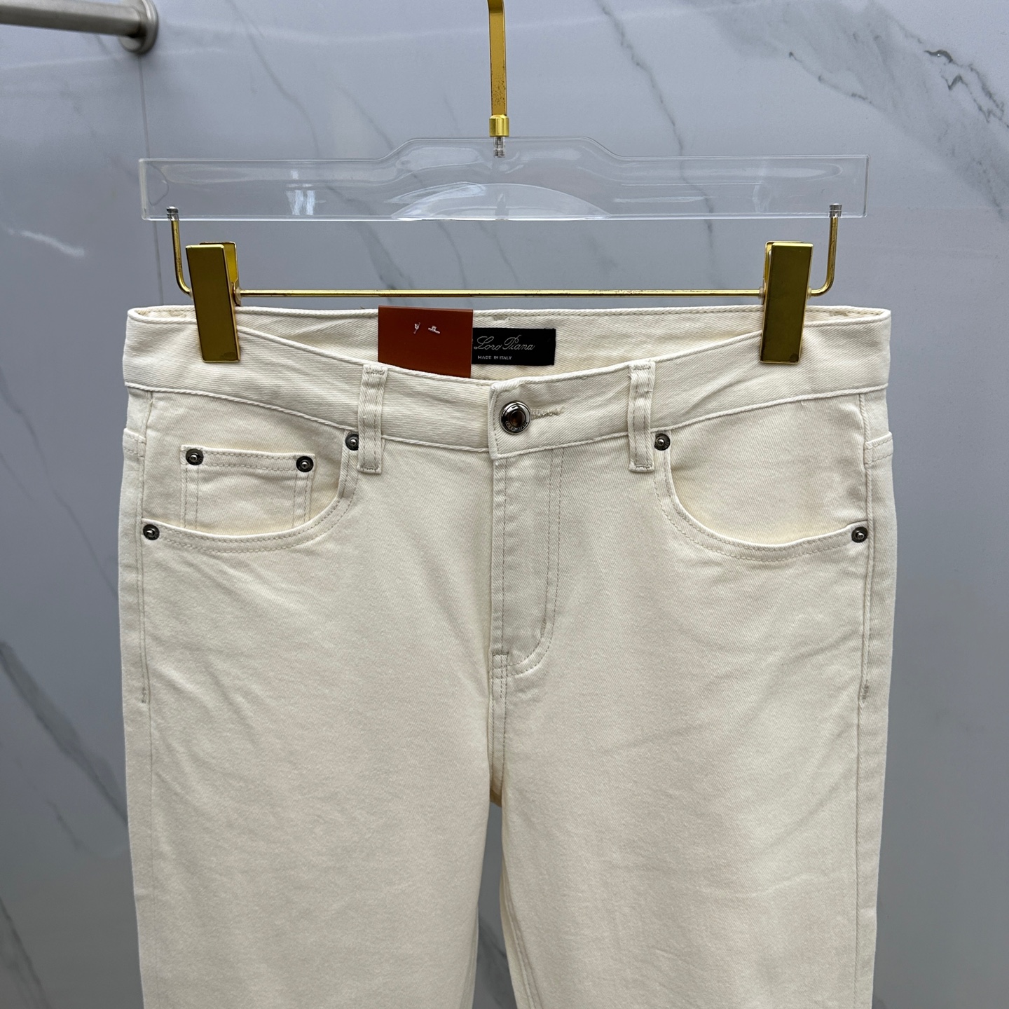 🆕Loro·Piana 🔥高端定制、2025早春最新款小脚牛仔裤 柜台同步发售 进口固色面料 原版定制