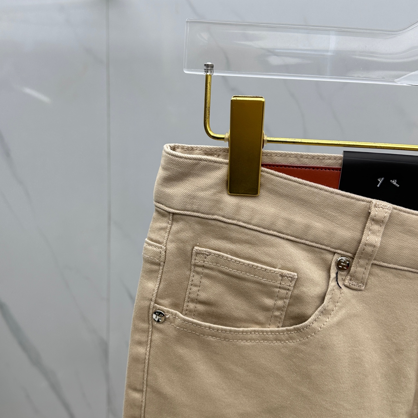  🆕Hermes·爱马仕 🔥高端定制、2025早春最新款小脚牛仔裤 柜台同步发售 进口固色面料 原版定制