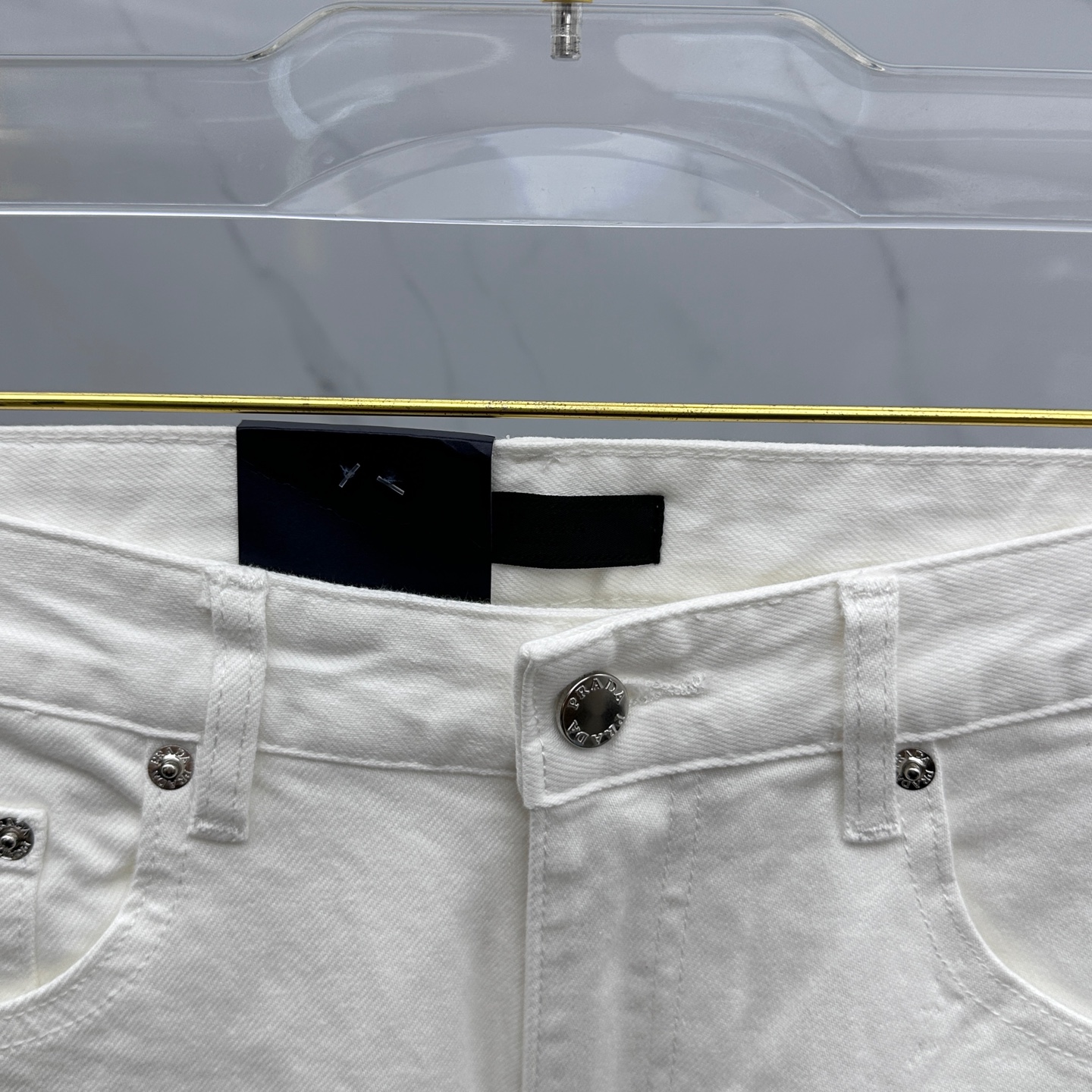  🆕Prada·普拉达 🔥高端定制、2025早春最新款小脚牛仔裤 柜台同步发售 进口固色面料 原版定制复