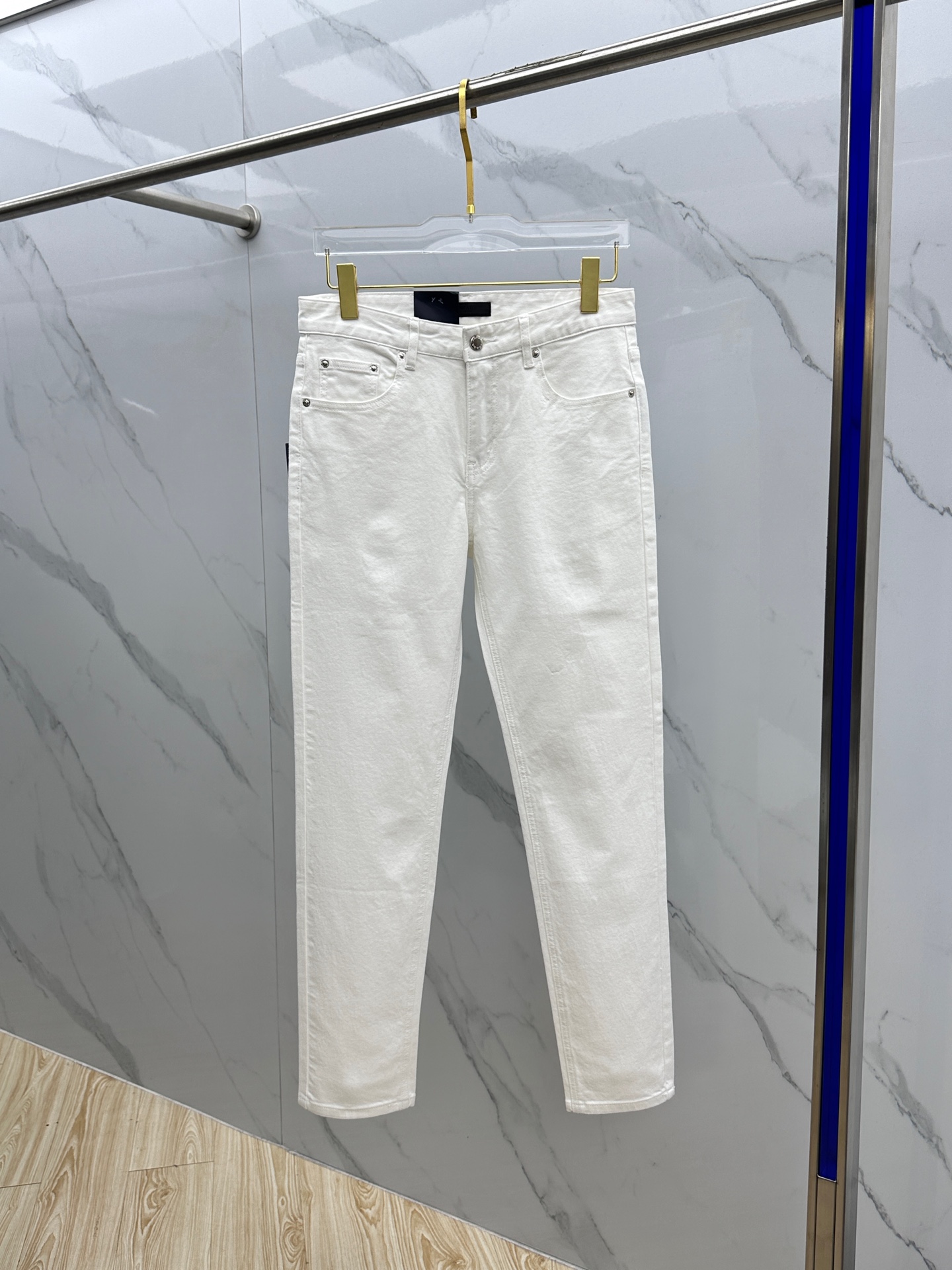  🆕Prada·普拉达 🔥高端定制、2025早春最新款小脚牛仔裤 柜台同步发售 进口固色面料 原版定制复