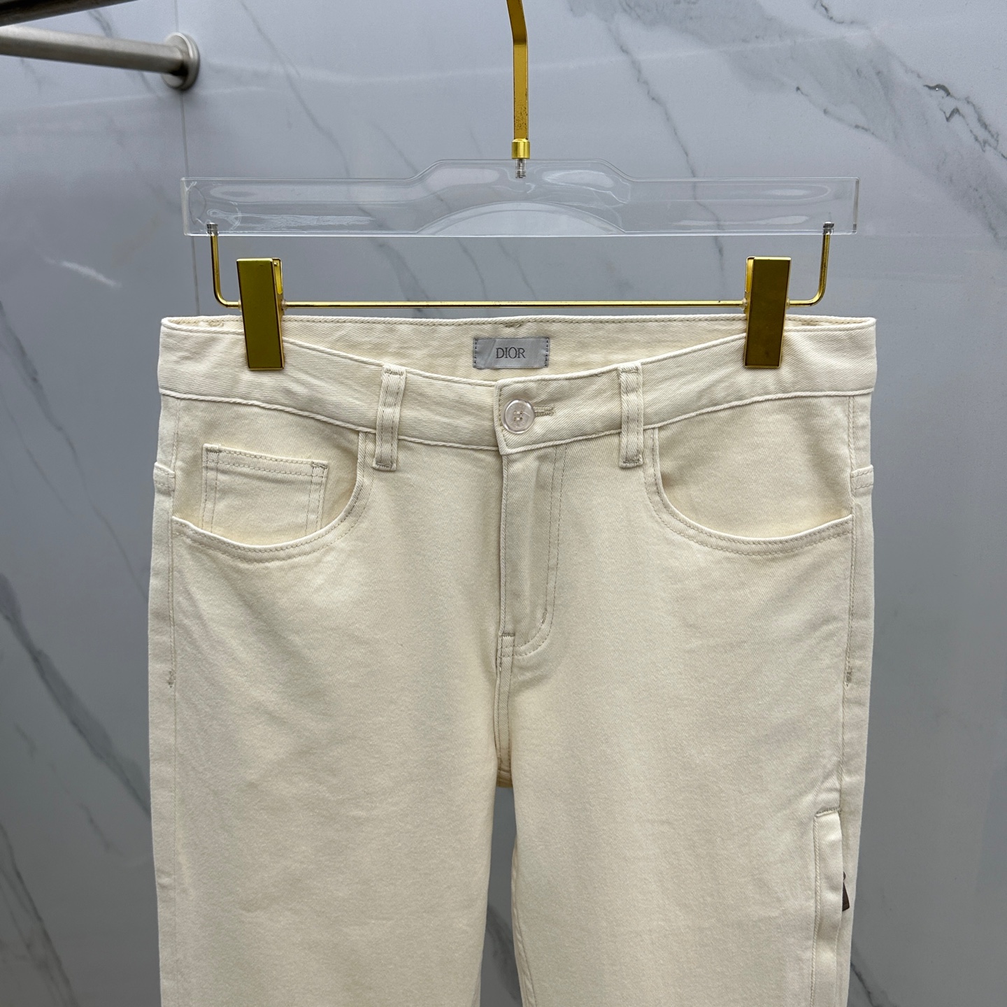  🆕Christian Dior·迪奥 🔥高端定制、2025早春最新款小脚牛仔裤 柜台同步发售 进口固色