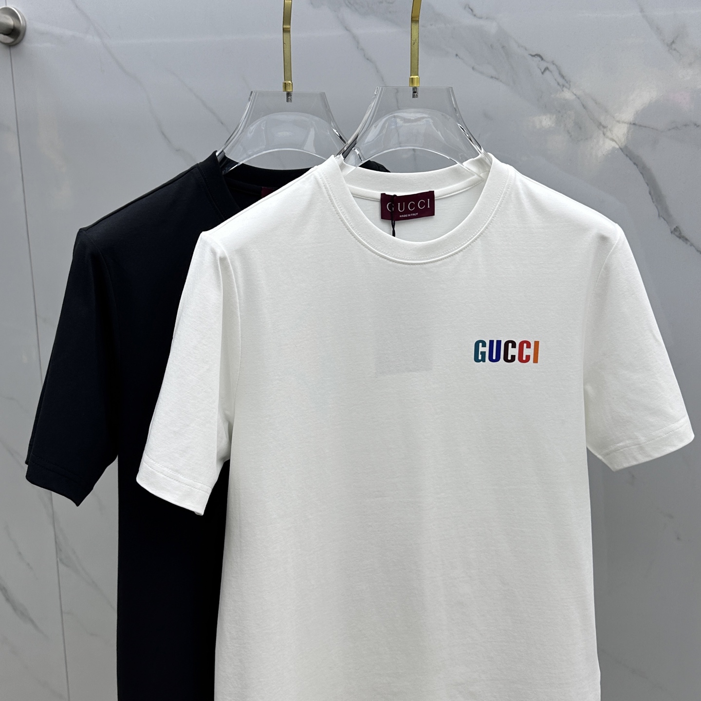  🆕GUCCI·古驰 高定纯棉面料 2025春夏新品上市🍃时尚经典圆领短袖👍🏻时尚单品设计，更加时尚舒适