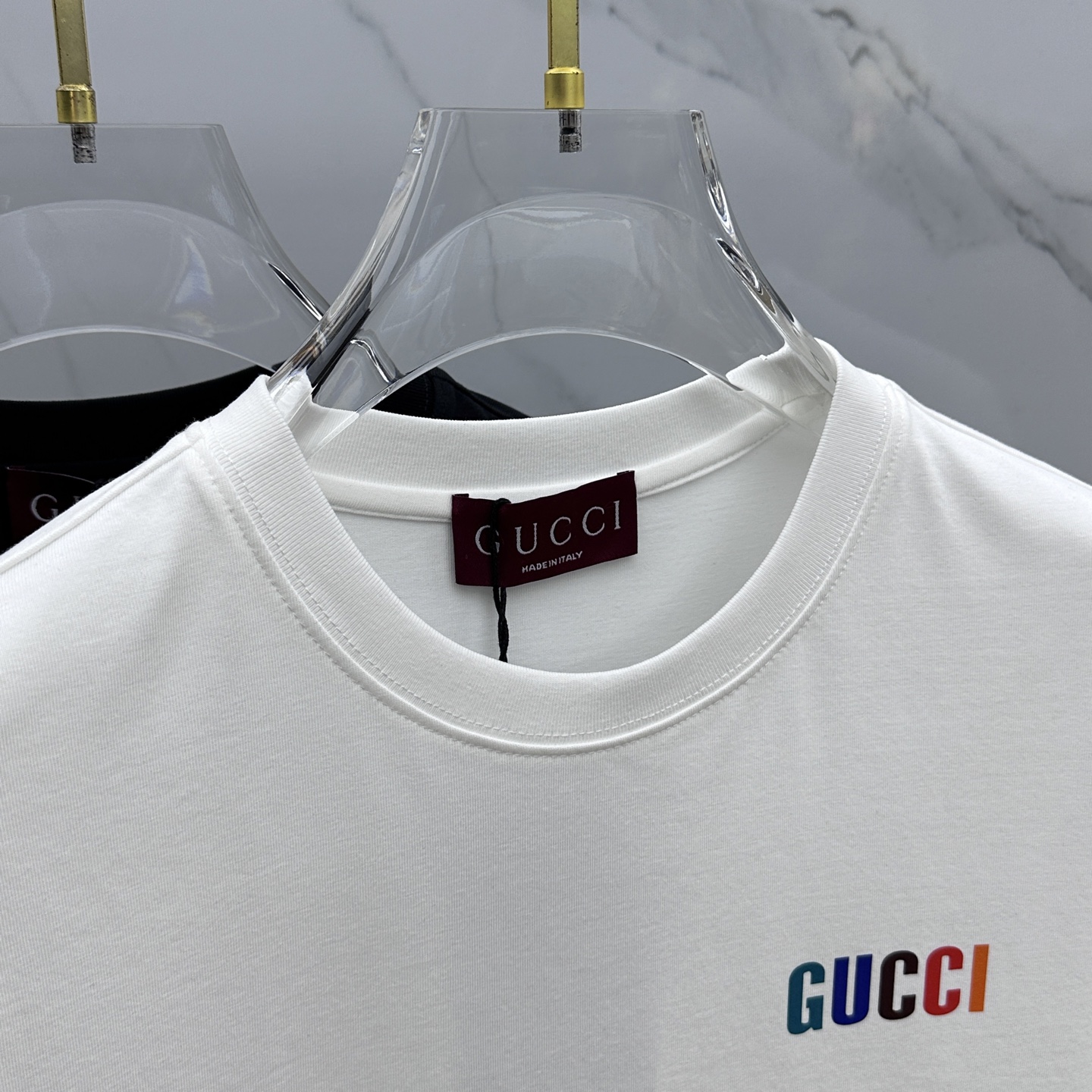  🆕GUCCI·古驰 高定纯棉面料 2025春夏新品上市🍃时尚经典圆领短袖👍🏻时尚单品设计，更加时尚舒适