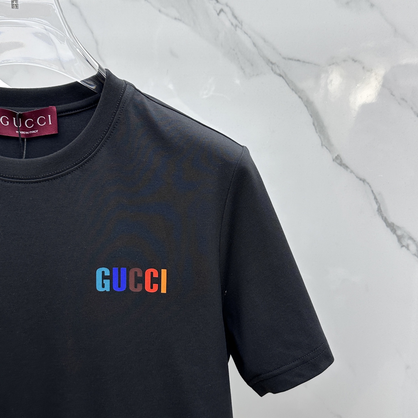  🆕GUCCI·古驰 高定纯棉面料 2025春夏新品上市🍃时尚经典圆领短袖👍🏻时尚单品设计，更加时尚舒适