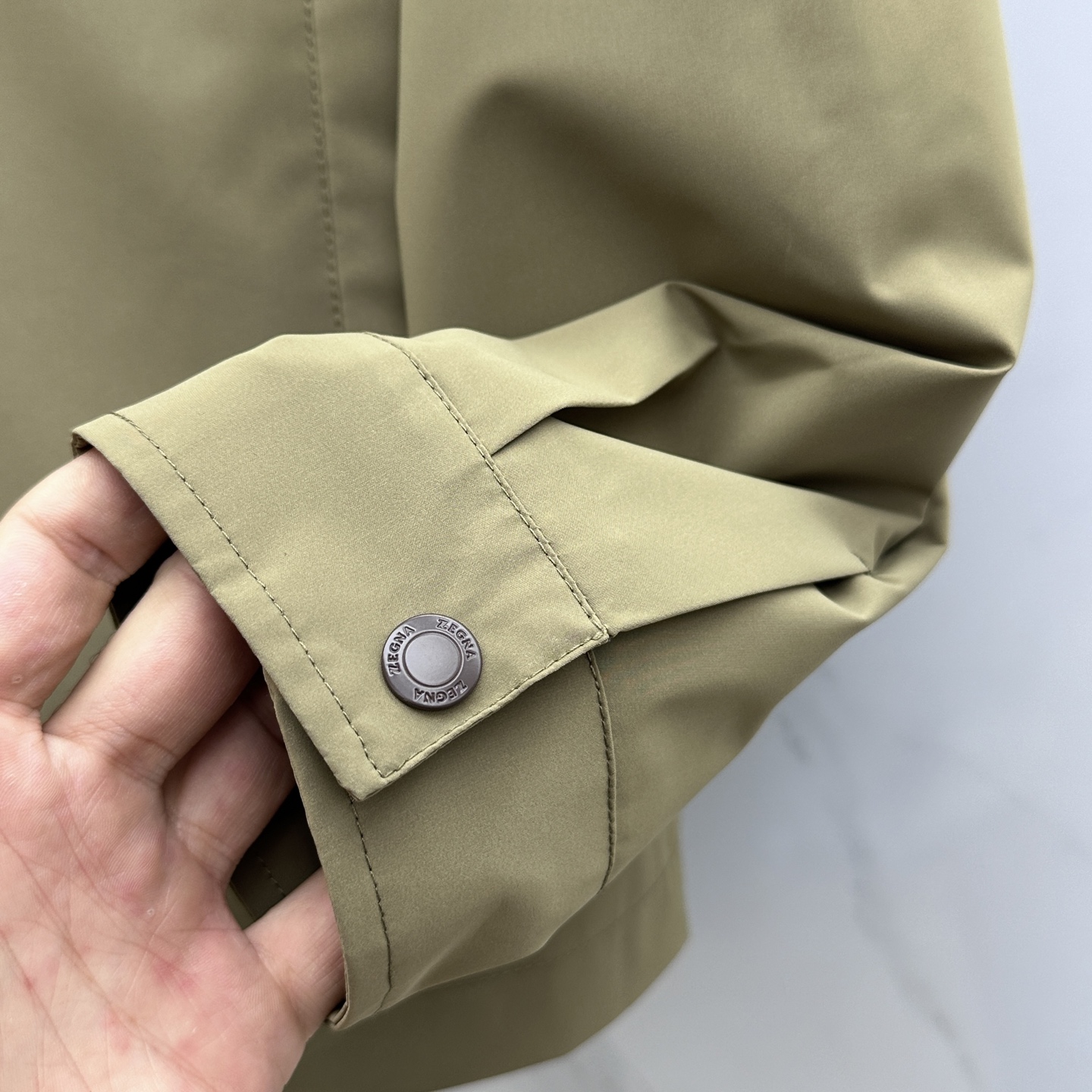  🆕ZEGNA·杰尼亚 2025开秋新款男士翻领夹克外套，原单三标齐全高端版本！翻领款式 高定专柜面料 