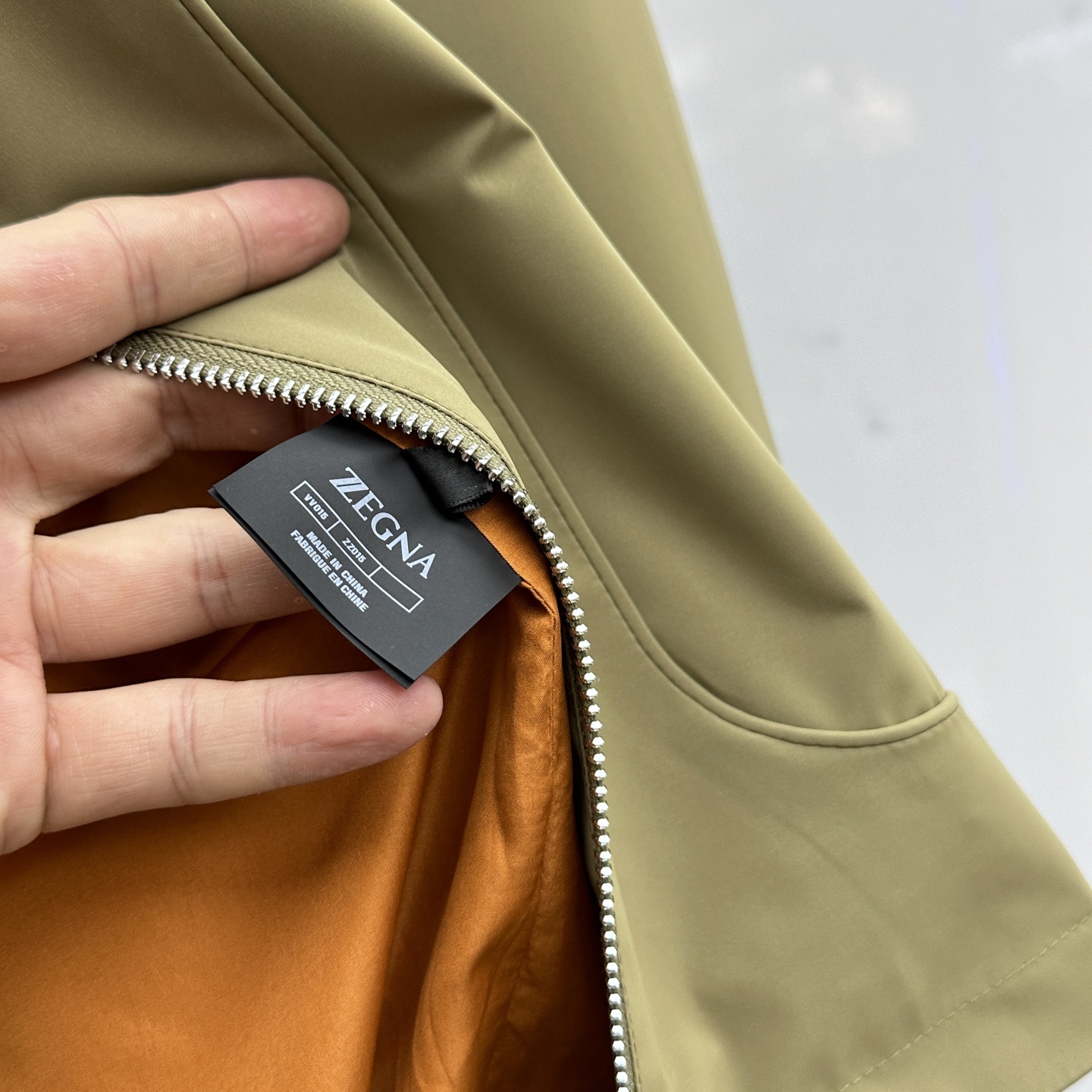  🆕ZEGNA·杰尼亚 2025开秋新款男士翻领夹克外套，原单三标齐全高端版本！翻领款式 高定专柜面料 