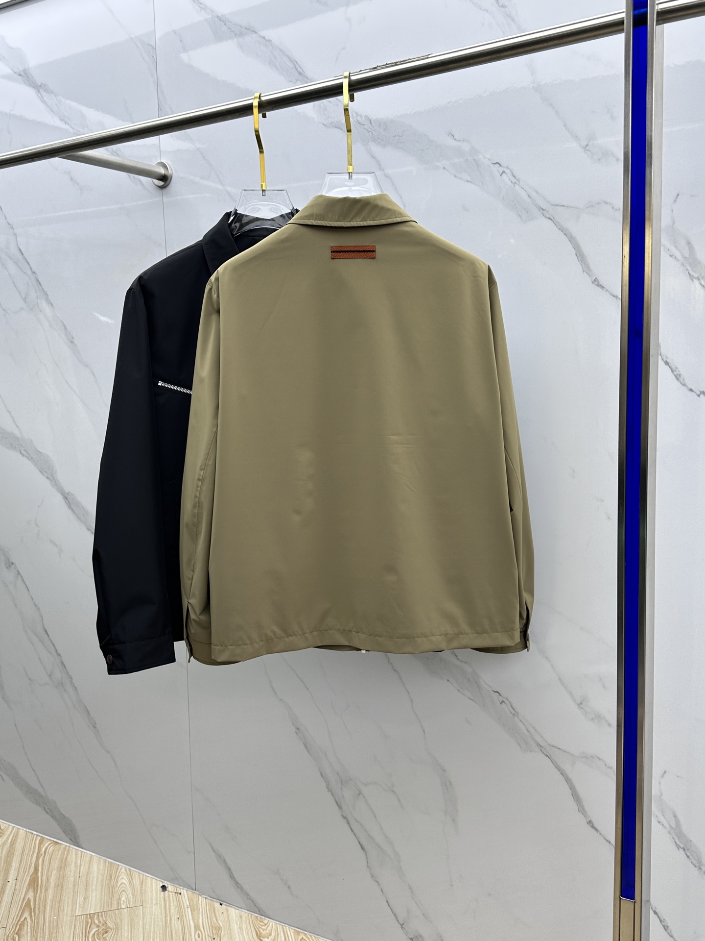  🆕ZEGNA·杰尼亚 2025开秋新款男士翻领夹克外套，原单三标齐全高端版本！翻领款式 高定专柜面料 