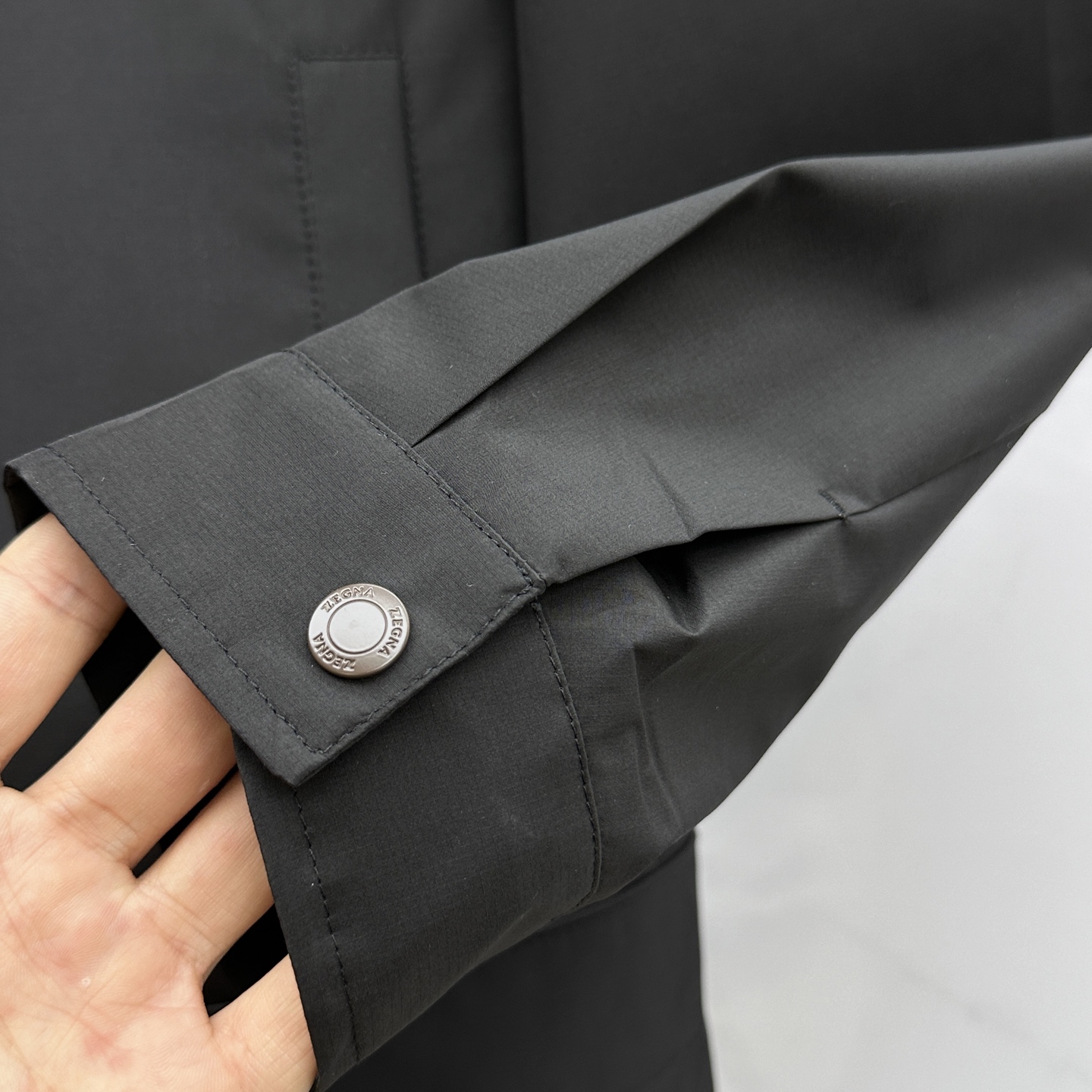  🆕ZEGNA·杰尼亚 2025开秋新款男士翻领夹克外套，原单三标齐全高端版本！翻领款式 高定专柜面料 