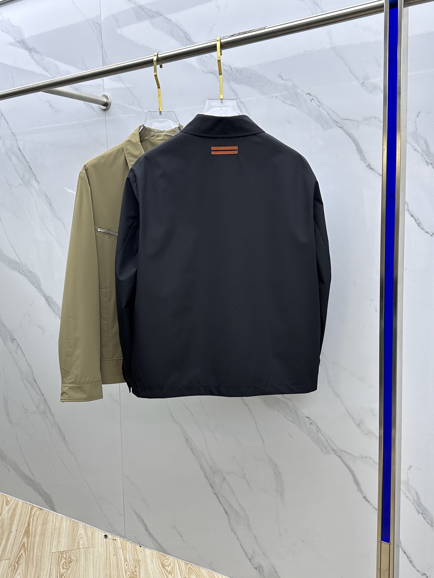  🆕ZEGNA·杰尼亚 2025开秋新款男士翻领夹克外套，原单三标齐全高端版本！翻领款式 高定专柜面料 