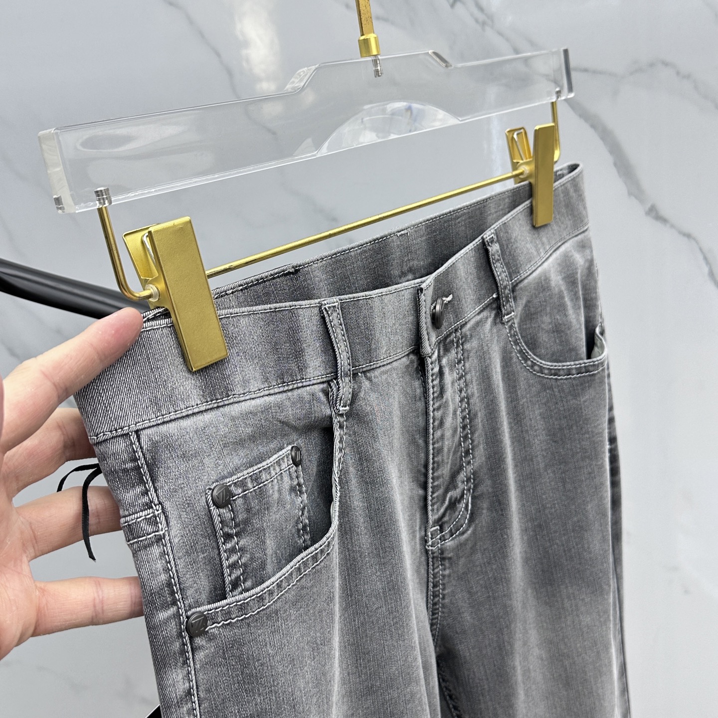  🆕ZEGNA·杰尼亚 🔥高端定制、2025早春薄款最新款牛仔裤 柜台同步发售 小脚版型，进口固色面料 