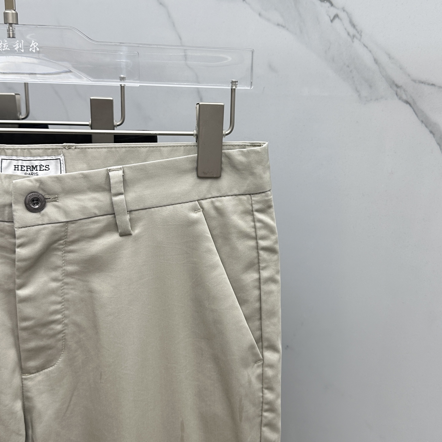 “2025 Hermes Emass Recreational Pants: Fashionable Design with Original Hardware Parts” - 图片 7