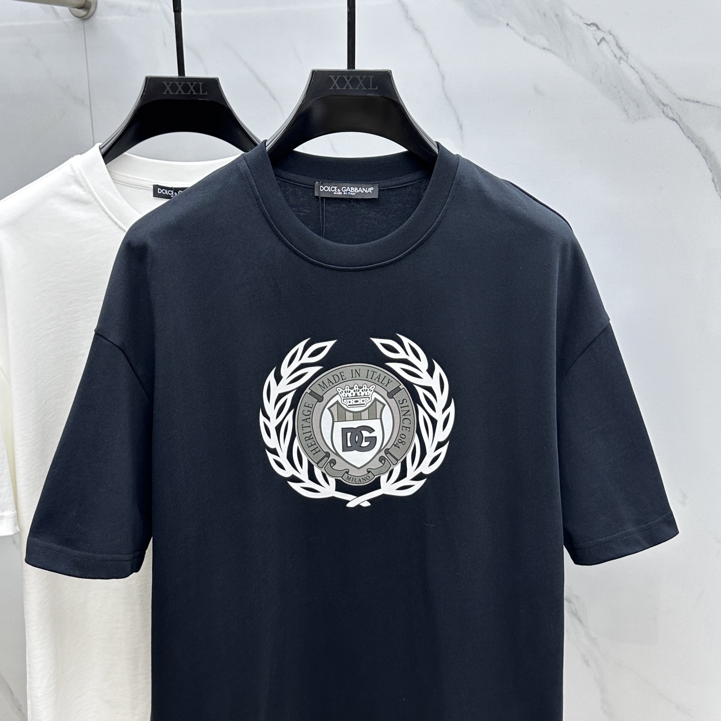 Dolce & Gabbana Printed Short Sleeve T-Shirt | Ribbed Collar - High Density Cotton 3 i1741455550251 1453 0 1