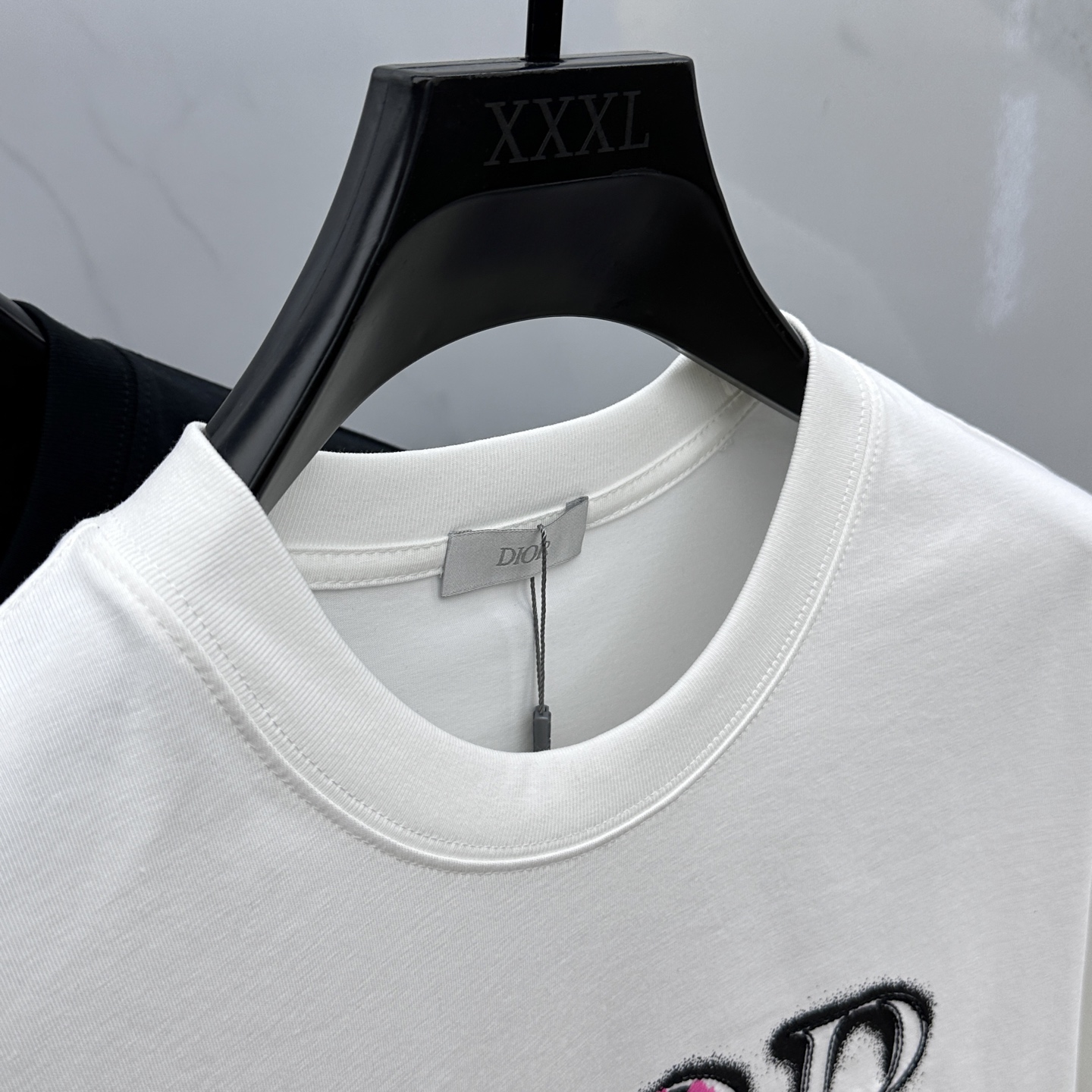  🆕Christian Dior·迪奥 2025FW春夏新品圆领打底外穿T恤，立体感logo微廓形半袖2